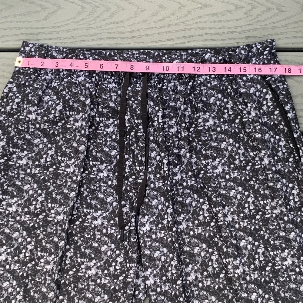 LULULEMON Jogger Cuff at hem Floral print Elastic waist Drawstring waist_8